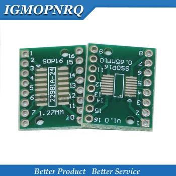 10PCS/lot TSSOP16 SSOP16 SOP16 Transfer to DIP16 IC Adapter Converter Socket Board Module Adapters Plate 0.65mm 1.27mm new
10PCS/lot TSSOP16 SSOP16 SOP16 Transfer to DIP16 IC Adapter Converter Socket Board Module Adapters Plate 0.65mm 1.27mm new