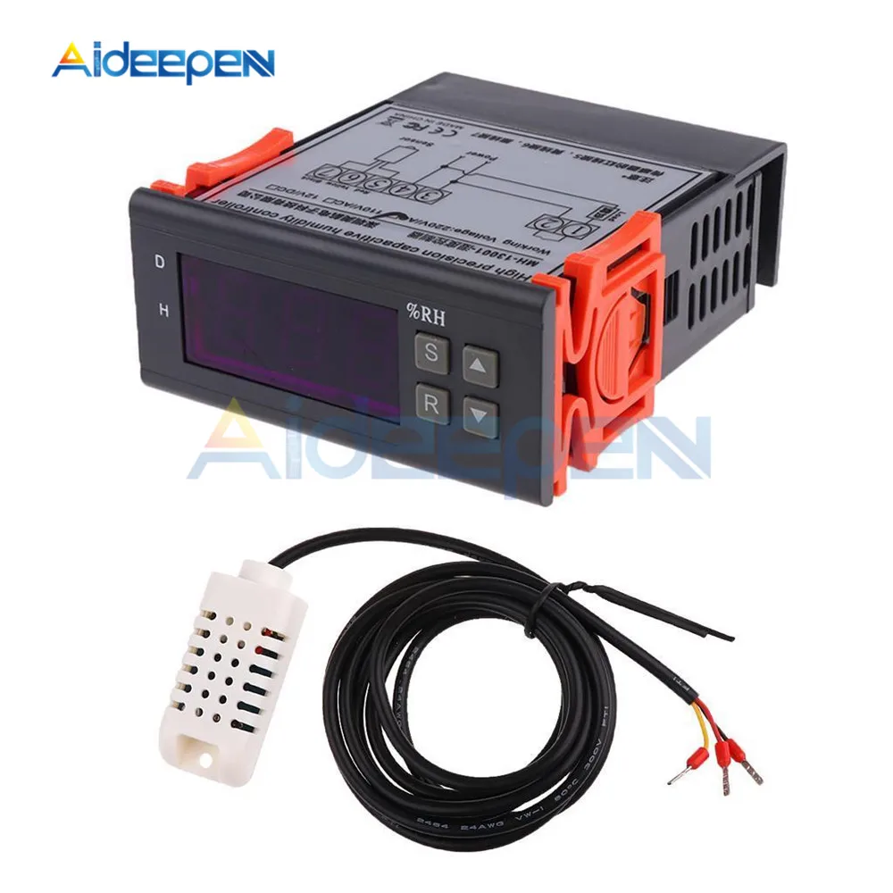 MH13001 DC 12V 10A Digital Air Humidity Controller 1%RH - 99%RH Hygrostat Humidistat Humidification Dehumidification Tool
MH13001 DC 12V 10A Digital Air Humidity Controller 1%RH - 99%RH Hygrostat Humidistat Humidification Dehumidification Tool