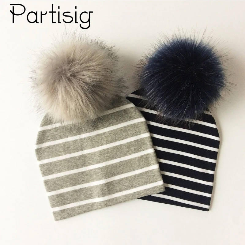 Baby Hats Cotton Striped Pompom Hat For Boys Winter Beanie Hat With Pompom Printing Kids Caps Children's Accessories
Baby Hats Cotton Striped Pompom Hat For Boys Winter Beanie Hat With Pompom Printing Kids Caps Children's Accessories