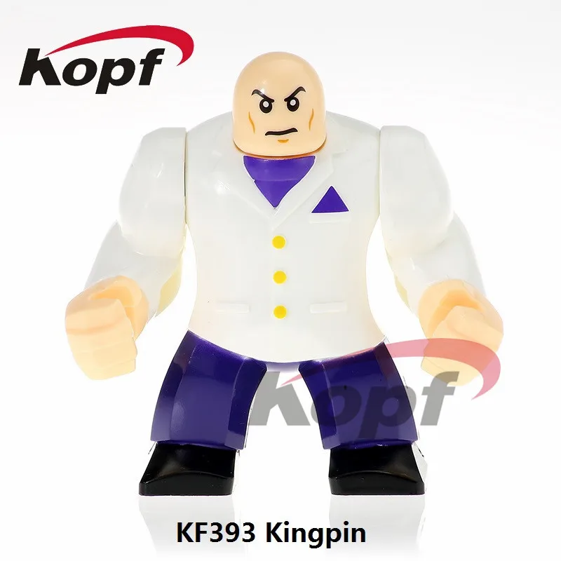 Single Sale Super Heroes 7CM Big Size Kingpin Carnage Hulk Moana Toxin Bricks Action Building Blocks Children Toys Gift KF393
Single Sale Super Heroes 7CM Big Size Kingpin Carnage Hulk Moana Toxin Bricks Action Building Blocks Children Toys Gift KF393