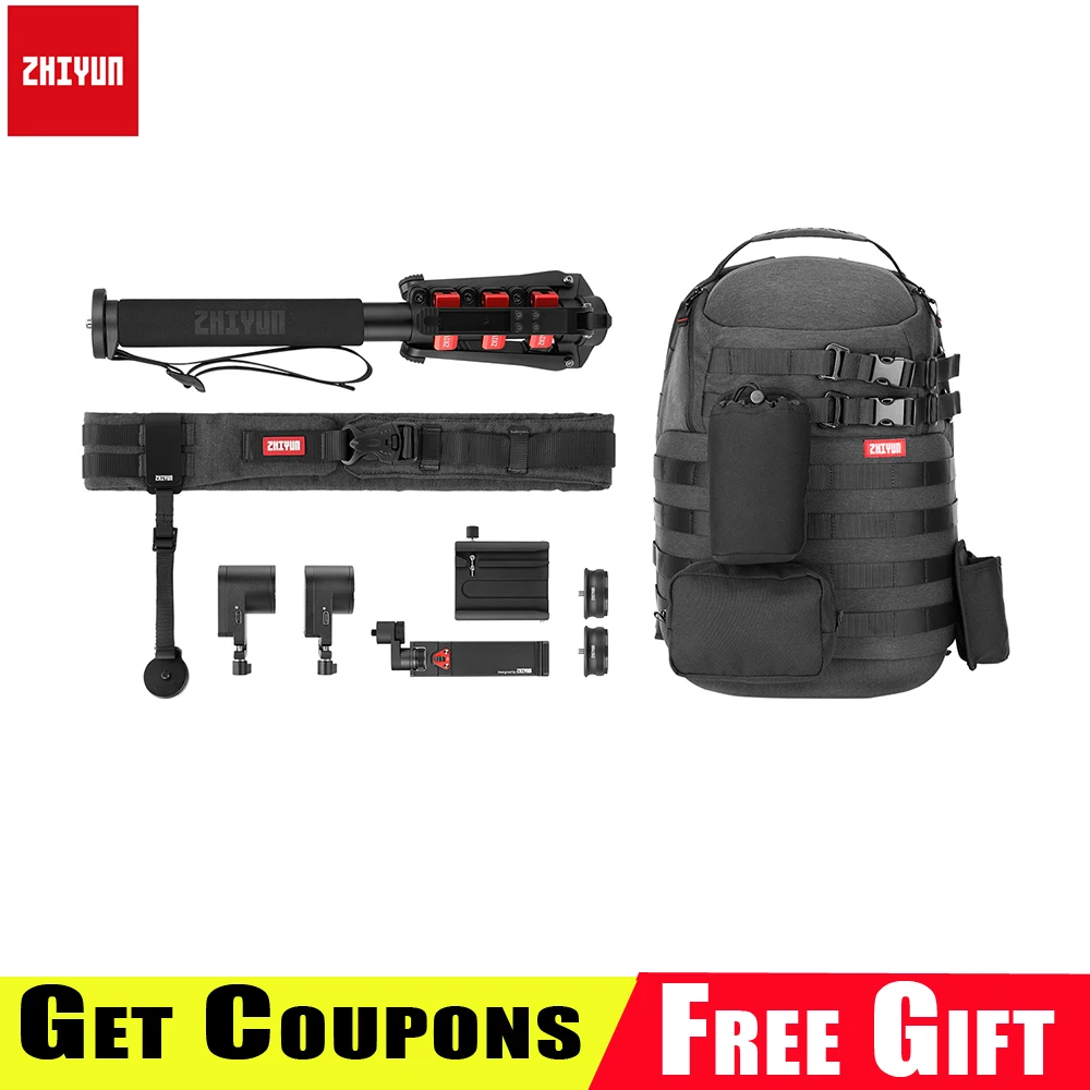 Zhiyun Crane 3 LAB Accessory Kit for Mastor w MAX LITE Follow Focus Backpack Bag Monopod Tripod Phone Holder Quick Setup Belt
Zhiyun Crane 3 LAB Accessory Kit for Mastor w MAX LITE Follow Focus Backpack Bag Monopod Tripod Phone Holder Quick Setup Belt