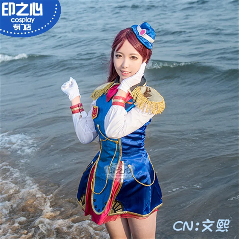 Love Live Sunshine Happy Party Train Sakurauchi Riko Dress Navy Uniform Cosplay Costume A
Love Live Sunshine Happy Party Train Sakurauchi Riko Dress Navy Uniform Cosplay Costume A