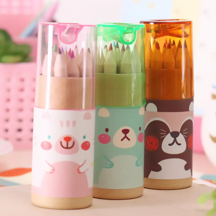 12Pcs/Pack Creative Kids Novelty Candy Color Mini Paint Wood Cute Bear Pencil Kid School Office Supply Escolar Papelaria E0359
12Pcs/Pack Creative Kids Novelty Candy Color Mini Paint Wood Cute Bear Pencil Kid School Office Supply Escolar Papelaria E0359