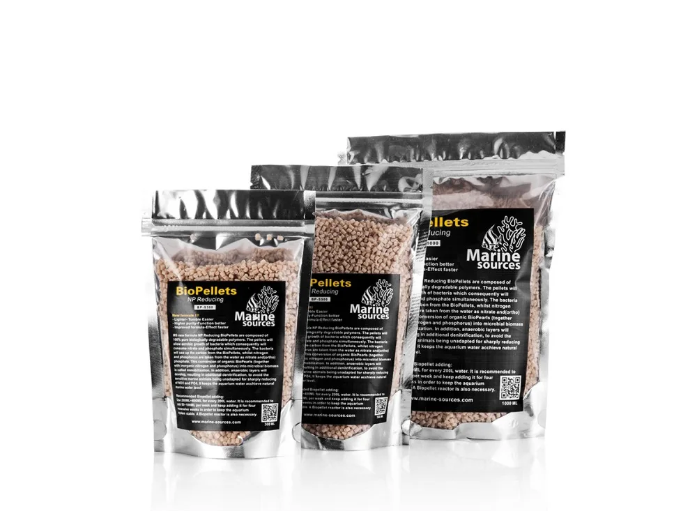 Marine-sources NP Biopellets New Fomula 300ml 500ml 1000ml Coral aquarium Remove Nitrate and Phosphate reducing biopellet
Marine-sources NP Biopellets New Fomula 300ml 500ml 1000ml Coral aquarium Remove Nitrate and Phosphate reducing biopellet