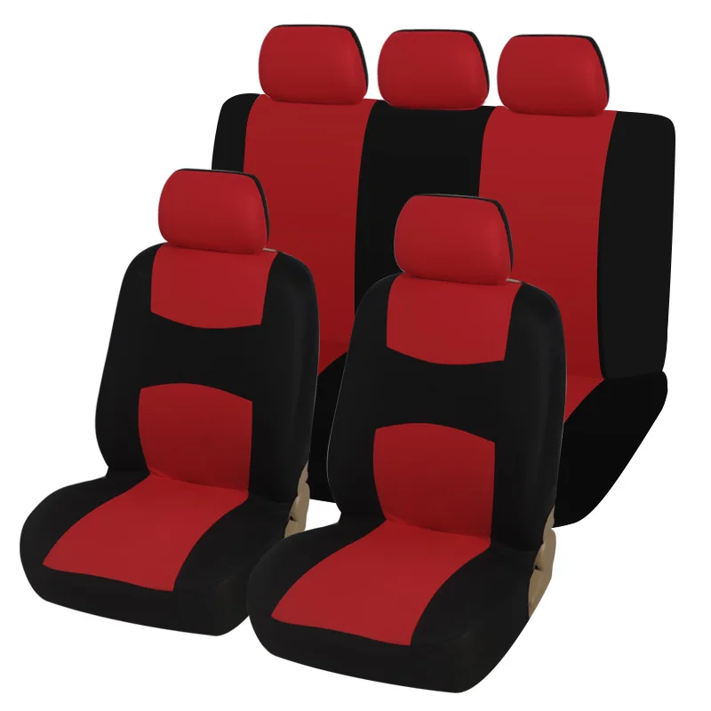AUTOYOUTH Car Seat Cover Universal Fit Full Set Flat Cloth Fabric Fit Most Car Truck Suv or Van Breathable (Red/Black)
AUTOYOUTH Car Seat Cover Universal Fit Full Set Flat Cloth Fabric Fit Most Car Truck Suv or Van Breathable (Red/Black)
