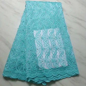 2019 Latest Green Blue French Nigerian Lace Fabrics High Quality Tulle African Laces Fabric Wedding African French Tulle Lace
2019 Latest Green Blue French Nigerian Lace Fabrics High Quality Tulle African Laces Fabric Wedding African French Tulle Lace