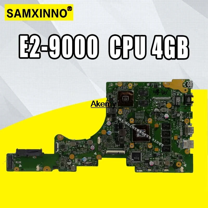 E402BP Laptop Motherboard For ASUS E402BP E402B Notebook mainboard test OK E2-9000 CPU 4GB RAM
E402BP Laptop Motherboard For ASUS E402BP E402B Notebook mainboard test OK E2-9000 CPU 4GB RAM