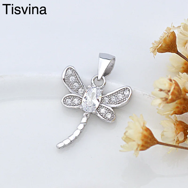 Tisvina 925 Sterling Silver Dragonfly Necklace Pendants for women men child Inlaid Zircon Cute animal insect Fine jewelry party
Tisvina 925 Sterling Silver Dragonfly Necklace Pendants for women men child Inlaid Zircon Cute animal insect Fine jewelry party