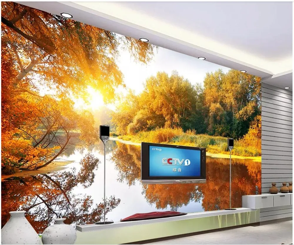 3d wallpaper custom photo Golden Autumn Forest Riverside View home decor living room 3d wall murals wallpaper for walls 3 d
3d wallpaper custom photo Golden Autumn Forest Riverside View home decor living room 3d wall murals wallpaper for walls 3 d
