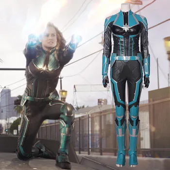 Adult Women Superhero Captain Marvel Carol Danvers Cosplay Costume 3D Print Zentai Spandex Jumpsuits Bodysuits Suit Carnival
Adult Women Superhero Captain Marvel Carol Danvers Cosplay Costume 3D Print Zentai Spandex Jumpsuits Bodysuits Suit Carnival