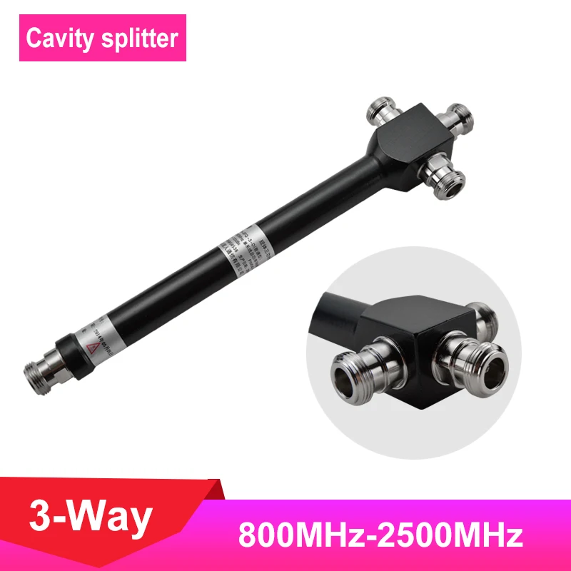 3-way power splitter for signal repeater 800MHz~2500MHz N-Female 3 ways splitter for 3G 4G internet mobile signal booster /
3-way power splitter for signal repeater 800MHz~2500MHz N-Female 3 ways splitter for 3G 4G internet mobile signal booster /