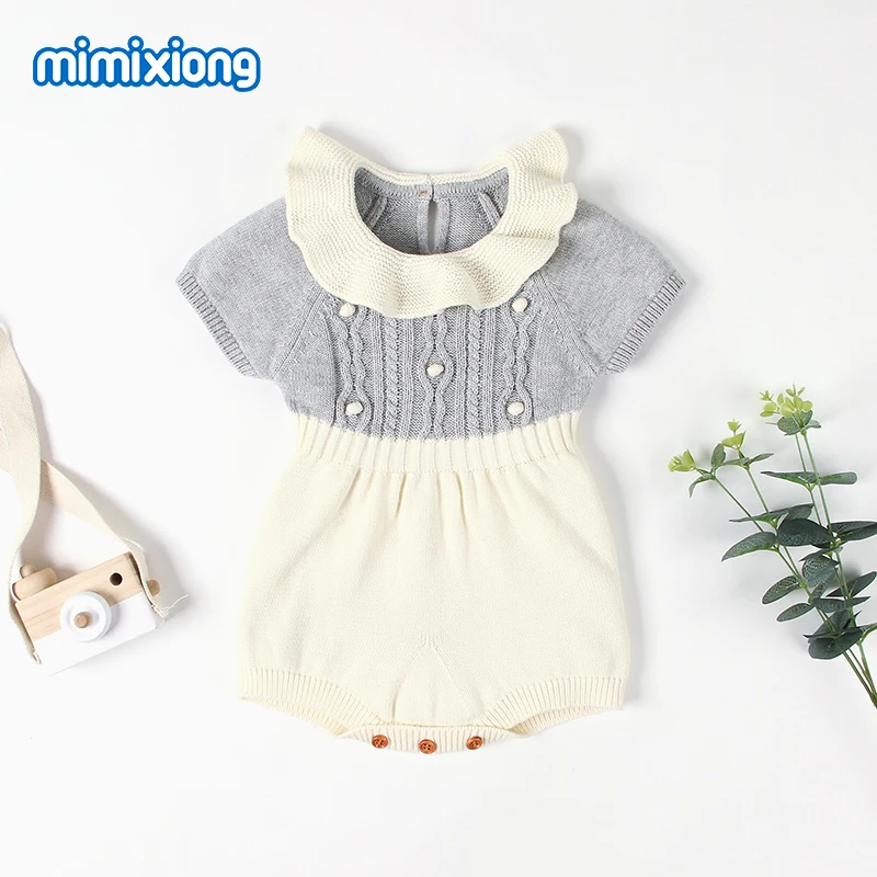 Baby Bodysuits Short Sleeve Newborn Bebes Girl Body Tops Fashion Toddler Kids Knitted Jumpsuits Children Outfits Infant Coverall
Baby Bodysuits Short Sleeve Newborn Bebes Girl Body Tops Fashion Toddler Kids Knitted Jumpsuits Children Outfits Infant Coverall