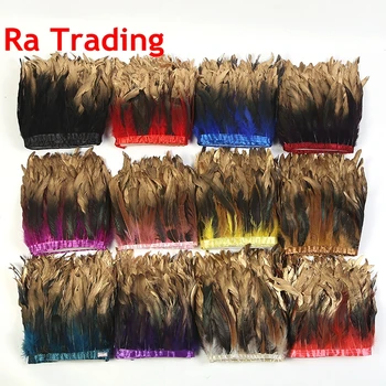 Ra Trading 10Yard Gold Tipped rooster cock tails feather trims 20-25cm 8-10inch in width for wedding party home decorations
Ra Trading 10Yard Gold Tipped rooster cock tails feather trims 20-25cm 8-10inch in width for wedding party home decorations