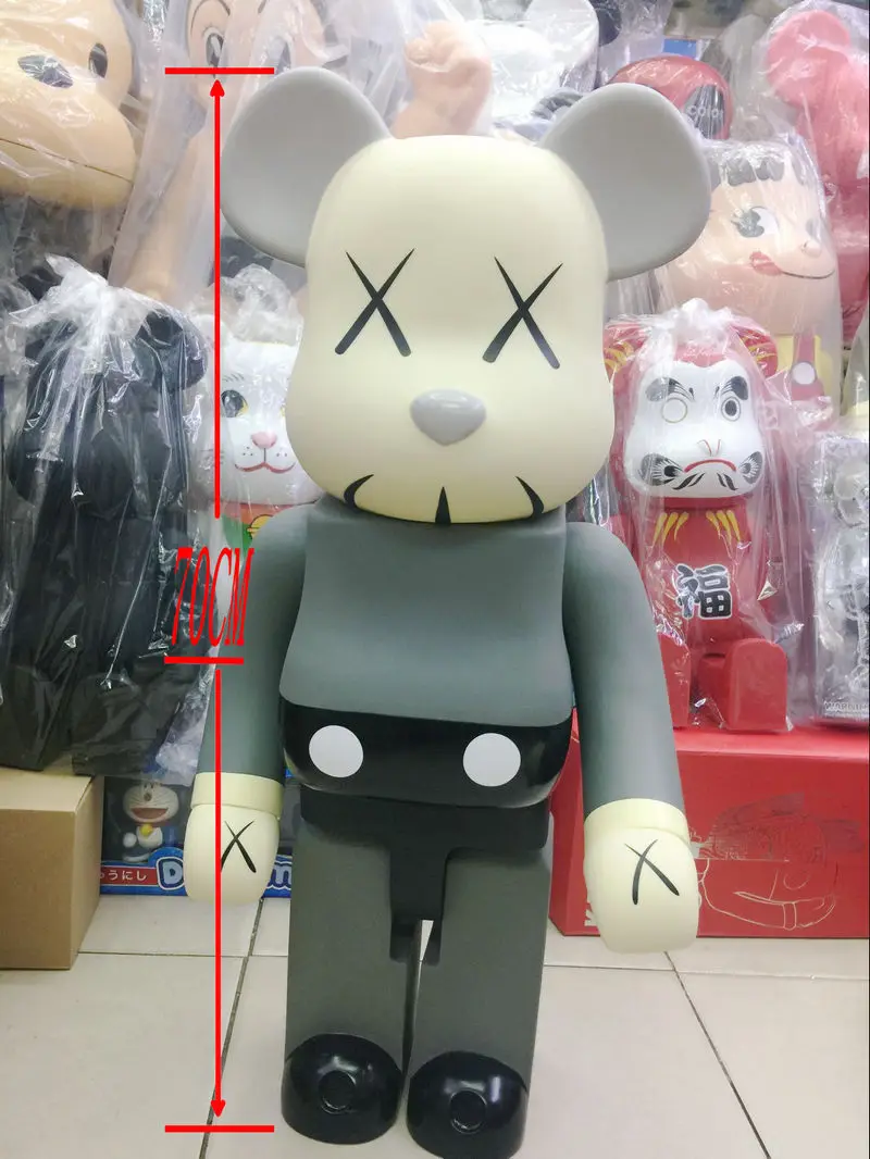 

New 1000% Be@rbrick 70cm bearbrick PVC action figure Cos Kaws Bear Doll PVC ACGN figure Toy Brinquedos Anime