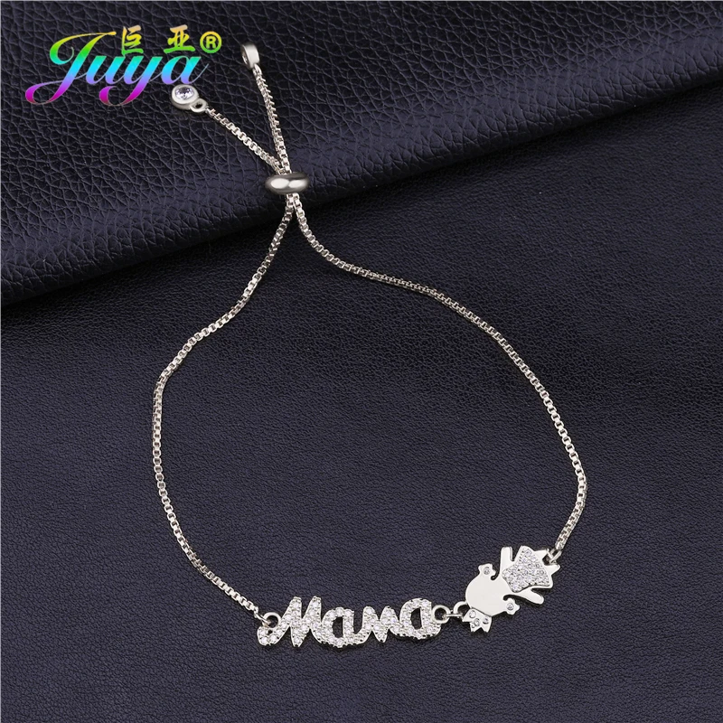 Juya Women Fashion Charm Bracelets Supplies Handmade Mama Girl Boy Customized Bracelets For Mom Birthday Gift Jewelry Wholesale
Juya Women Fashion Charm Bracelets Supplies Handmade Mama Girl Boy Customized Bracelets For Mom Birthday Gift Jewelry Wholesale