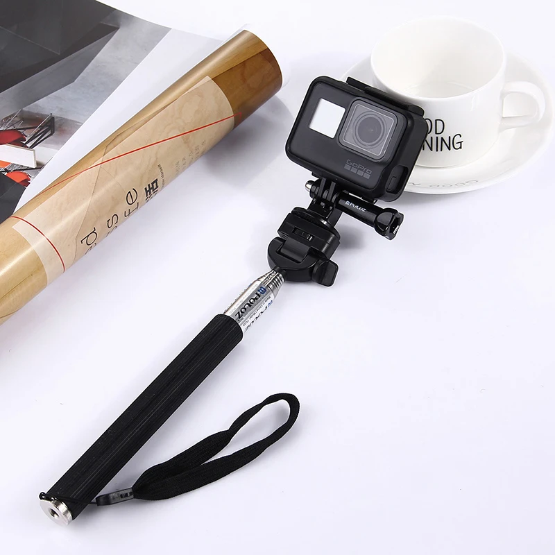 Extendable Handheld Selfie Stick Monopod for GoPro HERO 5 4 3+3 2 1 HERO4 Session SJCAM SJ4000 Action camera Accessories (5) -