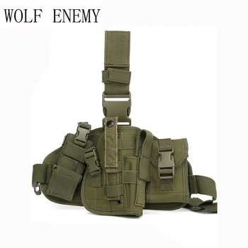 Army Tactical Universal Adjustable Hunting Pistol Molle Drop Leg Stickers Design Nylon Platform Panel w/Pistol Holster Bag Pou
Army Tactical Universal Adjustable Hunting Pistol Molle Drop Leg Stickers Design Nylon Platform Panel w/Pistol Holster Bag Pou