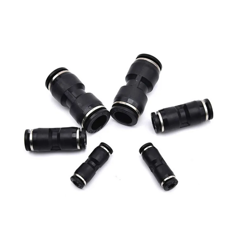 Black Air Water Tube Fittings 4 6 8 10 12 14 16mm Tube Straight Push in Pneumatic Connector One Touch Union Quick Fittings
Black Air Water Tube Fittings 4 6 8 10 12 14 16mm Tube Straight Push in Pneumatic Connector One Touch Union Quick Fittings