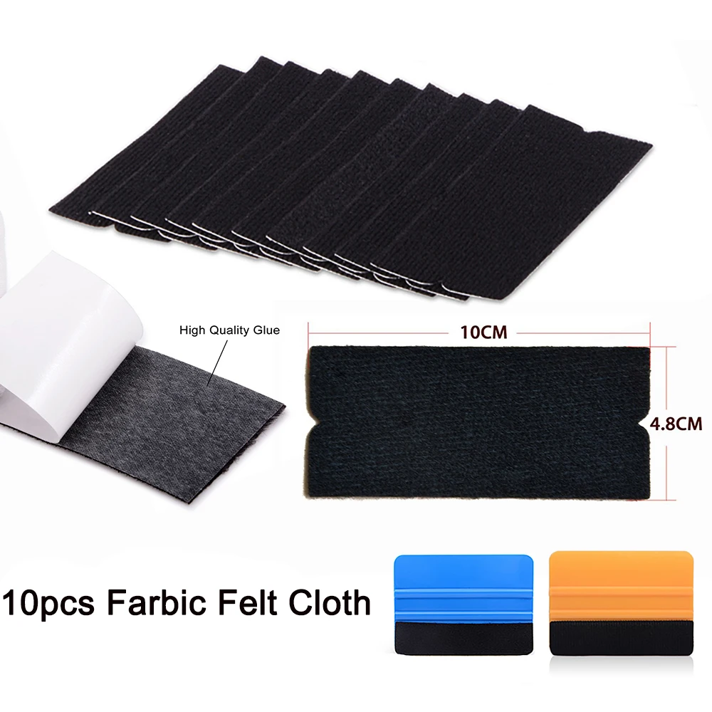 EHDIS 10pcs Fabric Felt Edge For All 10CM Card Squeegee Scraper Car Sticker Decal Tool Vinyl Foil Film Car Wrap Protection Cloth
EHDIS 10pcs Fabric Felt Edge For All 10CM Card Squeegee Scraper Car Sticker Decal Tool Vinyl Foil Film Car Wrap Protection Cloth