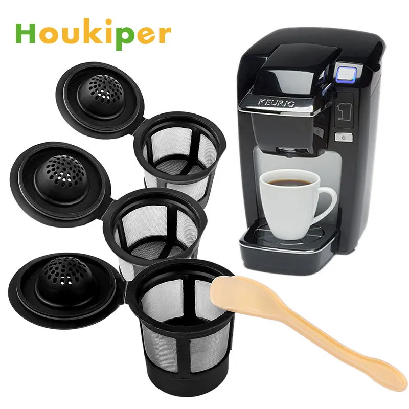 Houkiper 3Pcs Refillable Dolce Gusto Reusable Coffee Filter Pod for Keurig Solo Stainless Mesh Compatible With 1Pcs Coffee Spoon
Houkiper 3Pcs Refillable Dolce Gusto Reusable Coffee Filter Pod for Keurig Solo Stainless Mesh Compatible With 1Pcs Coffee Spoon