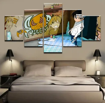 Canvas Printed Painting Modular Pictures Artwork 5 Pieces Home Decor Children Room Anime Soul Eater Wall Art Poster Framework
Canvas Printed Painting Modular Pictures Artwork 5 Pieces Home Decor Children Room Anime Soul Eater Wall Art Poster Framework