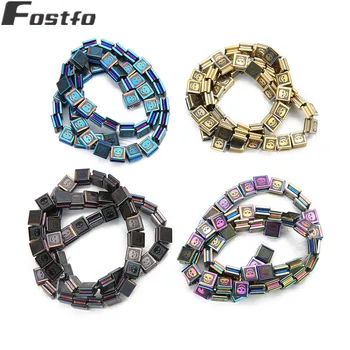 Fostfo 51pc/Strand Square Natural Stone Beads Lettering Skull Pattern Hematite Charm Beads For Men Punk Bracelets Jewelry Making
Fostfo 51pc/Strand Square Natural Stone Beads Lettering Skull Pattern Hematite Charm Beads For Men Punk Bracelets Jewelry Making