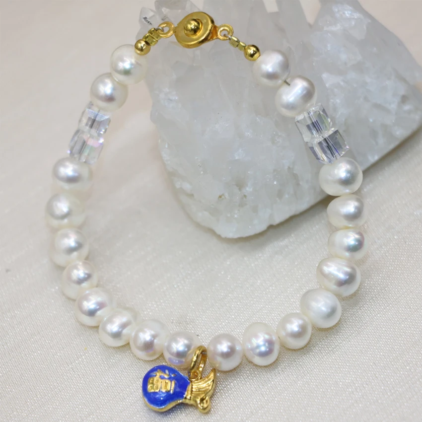 Natural white pearl 8-9mm beads clasp strand bracelet for women high grade gifts free shipping elegant diy jewelry 7.5inch B2984
Natural white pearl 8-9mm beads clasp strand bracelet for women high grade gifts free shipping elegant diy jewelry 7.5inch B2984