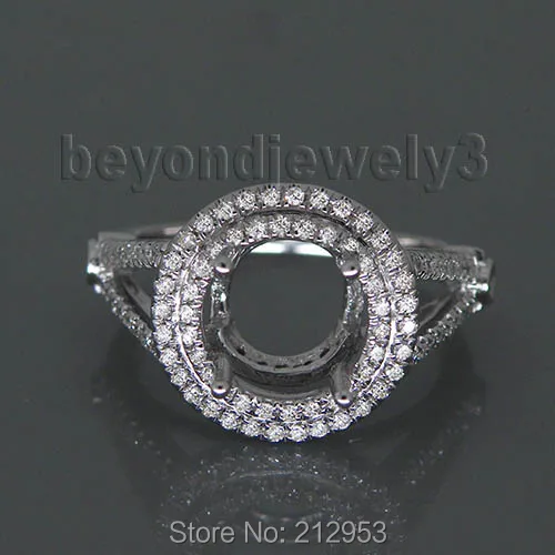 Solid 14kt White Gold Ring 0.72ct Engagement Wedding Round 8.5mm Setting Mounting Ring
Solid 14kt White Gold Ring 0.72ct Engagement Wedding Round 8.5mm Setting Mounting Ring