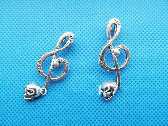 100pcs Antique Silver tone/Antique Bronze Skull Music Note Connector Pendant Charm/Finding,Bracelet Charm,Necklace Charm,DIY
100pcs Antique Silver tone/Antique Bronze Skull Music Note Connector Pendant Charm/Finding,Bracelet Charm,Necklace Charm,DIY
