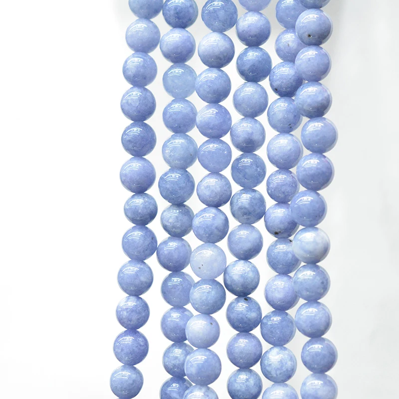 FLTMERH-Natural Stone Beads Angelite Loose Spacer Beads For Jewelry Making 6 8 10 12mm Strand 15" Diy Bracelet Necklace
FLTMERH-Natural Stone Beads Angelite Loose Spacer Beads For Jewelry Making 6 8 10 12mm Strand 15" Diy Bracelet Necklace