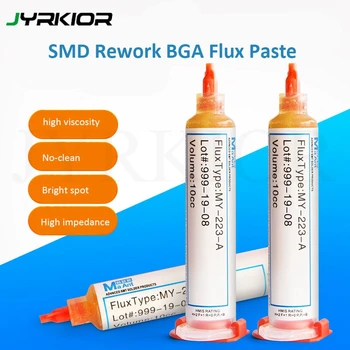 BGA PCB No-Clean Welding Oil Imported Syringe Advanced Solder Paste Rosin Paste Flux Soldering oil For Mobile Phone Rework Tools
BGA PCB No-Clean Welding Oil Imported Syringe Advanced Solder Paste Rosin Paste Flux Soldering oil For Mobile Phone Rework Tools