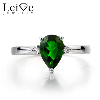 Leige Jewelry Diopside Wedding Ring Real Natural Chrome Diopside Ring Pear Cut Green Gemstone Solid 925 Sterling Silver Gifts
Leige Jewelry Diopside Wedding Ring Real Natural Chrome Diopside Ring Pear Cut Green Gemstone Solid 925 Sterling Silver Gifts