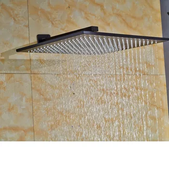 16-inch Bathroom Top Shower Head Oil Rubbed Rainfall Over-head Sprayer with Shower Arm
16-inch Bathroom Top Shower Head Oil Rubbed Rainfall Over-head Sprayer with Shower Arm