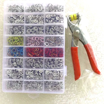 600sets Silver 9.5mm Metal Brass Prong Snap Buttons Fasteners Press Studs Poppers Baby Romper Buckle Snap+ 1 Box+ 1pc Plier Tool
600sets Silver 9.5mm Metal Brass Prong Snap Buttons Fasteners Press Studs Poppers Baby Romper Buckle Snap+ 1 Box+ 1pc Plier Tool
