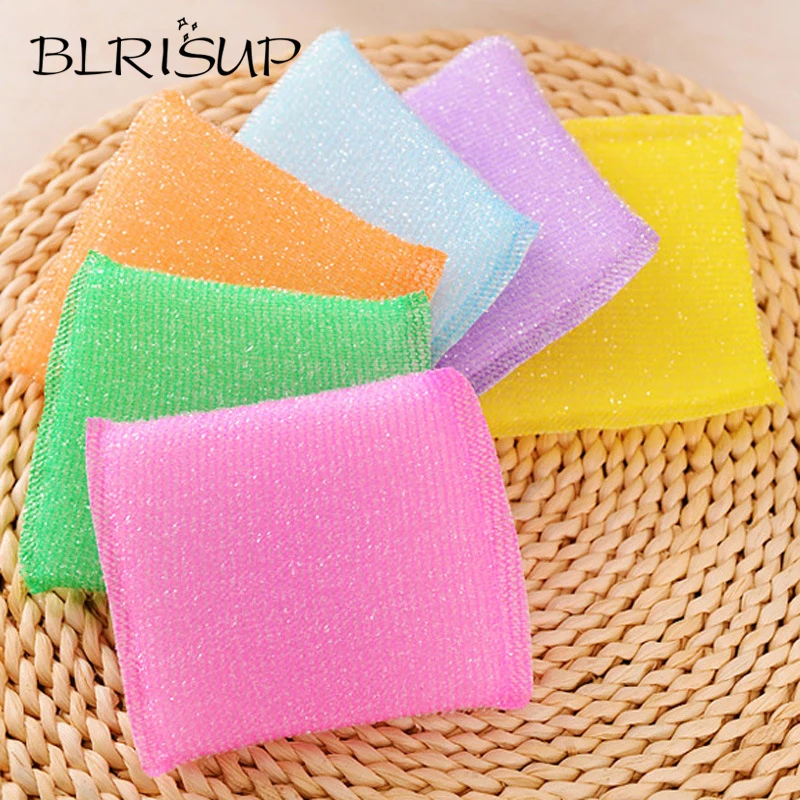 BLRISUP 4 Pcs/Set Kitchen Nonstick Oil Scouring Pad Dish Cleaning Cloth Brush Bowl Cloth Sponge Random Color Kitchen Accessories
BLRISUP 4 Pcs/Set Kitchen Nonstick Oil Scouring Pad Dish Cleaning Cloth Brush Bowl Cloth Sponge Random Color Kitchen Accessories