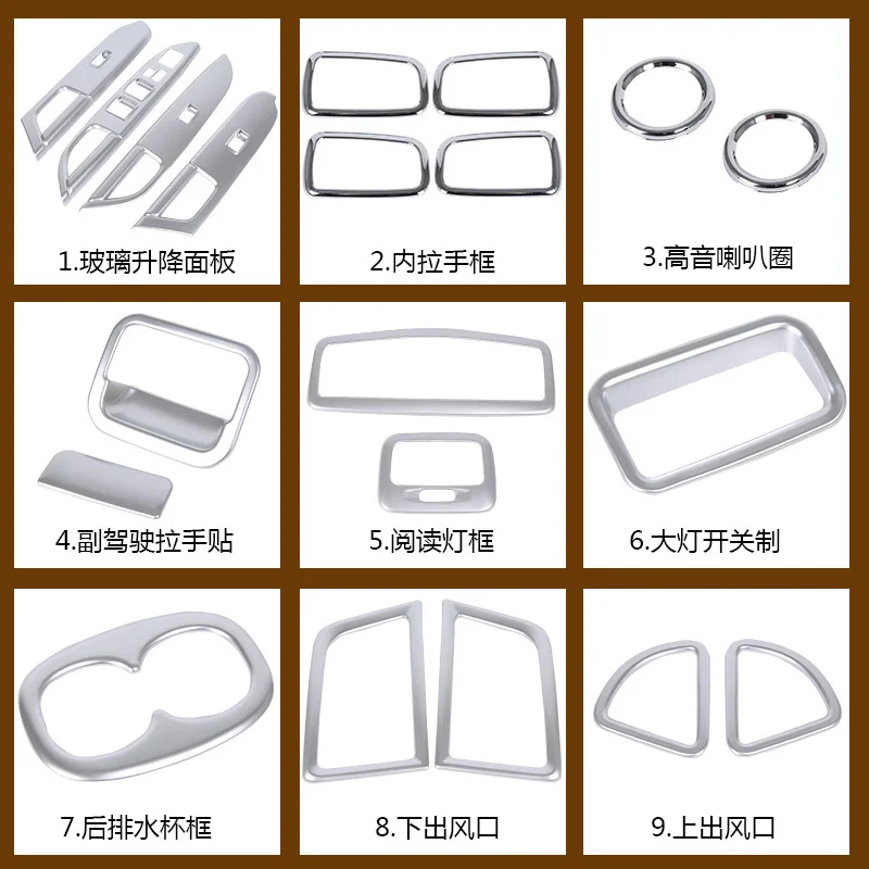 Stainless steel full car interior decoration sequins for Mitsubishi ASX 2018 Car-styling
Stainless steel full car interior decoration sequins for Mitsubishi ASX 2018 Car-styling