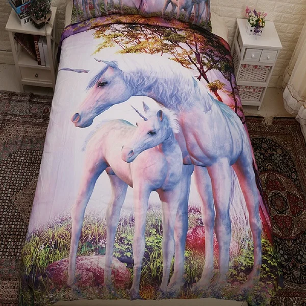 Cute Unicorn Kids Bedding Set Wood Duvet Cover Colorful Purple White Cartoon Bed Linen Set Pillowcase Full Queen Size Bedclothes
Cute Unicorn Kids Bedding Set Wood Duvet Cover Colorful Purple White Cartoon Bed Linen Set Pillowcase Full Queen Size Bedclothes