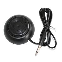 Newest Round Tattoo Foot Switch Black Foot Pedals For Tattoo Power Supply