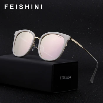FEISHINI Protable UVA Gradient Square Sunglasses Women Mirror Purple 2019 Fashion High Quality Anti-Reflective korea Glasses Men
FEISHINI Protable UVA Gradient Square Sunglasses Women Mirror Purple 2019 Fashion High Quality Anti-Reflective korea Glasses Men