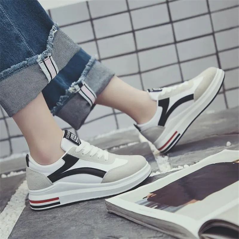 2019 Spring Autumn Women Sneakers Platform Shoes Height Increasing Casual Shoes Woman Wedges Trainers Tenis Feminino
2019 Spring Autumn Women Sneakers Platform Shoes Height Increasing Casual Shoes Woman Wedges Trainers Tenis Feminino