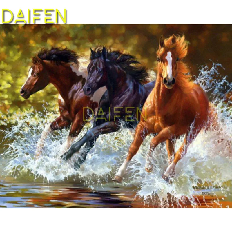 Full Round Diamond embroidery Cross stitch Full Square Diamond painting horses on the water DIY 3D Diamond mosaic running horses
Full Round Diamond embroidery Cross stitch Full Square Diamond painting horses on the water DIY 3D Diamond mosaic running horses