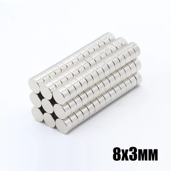 200Pcs 8*3mm Neodymium Magnet Disc N35 Small Round Super Strong Powerful Magnetic Magnets For Craft Permanent NdFeB Sheet 8x3 mm
200Pcs 8*3mm Neodymium Magnet Disc N35 Small Round Super Strong Powerful Magnetic Magnets For Craft Permanent NdFeB Sheet 8x3 mm