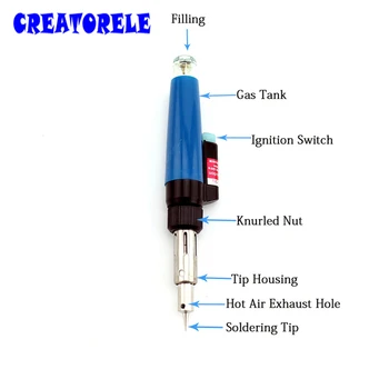 High quality multi-function Touch Soldering Cordless Refillable Butane Soldering Iron Pen shape gun Tool HT-E01
High quality multi-function Touch Soldering Cordless Refillable Butane Soldering Iron Pen shape gun Tool HT-E01