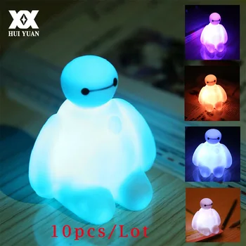10pcs/Lot Mini Emergency Lamp Baymax Lamp Lovely Color Change Cartoon Night Light Children's Gift Toy Lights Soft Silicone
10pcs/Lot Mini Emergency Lamp Baymax Lamp Lovely Color Change Cartoon Night Light Children's Gift Toy Lights Soft Silicone