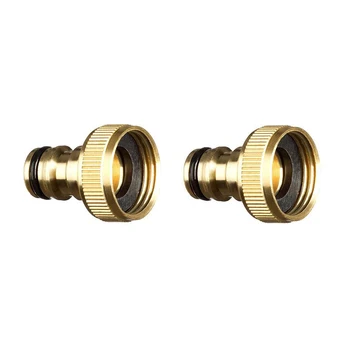 4Pcs Garden Water Hose Pipe Fitting Tap Male Faucet Connectors, Garden Hose Quick Connect Fittings 3/4 Inch
4Pcs Garden Water Hose Pipe Fitting Tap Male Faucet Connectors, Garden Hose Quick Connect Fittings 3/4 Inch