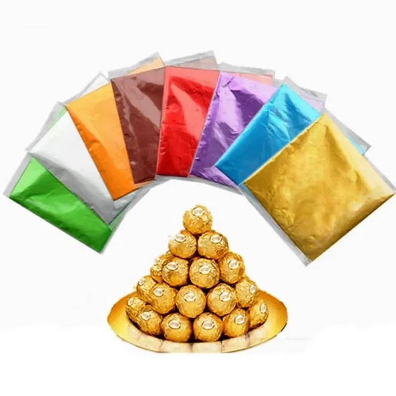 100pcs/set Crepe Paper Sheets Candy Chocolate Sweets Confectionary Square Foil Wrapper Package Paper Sweets Tinfoil Lolly Party
100pcs/set Crepe Paper Sheets Candy Chocolate Sweets Confectionary Square Foil Wrapper Package Paper Sweets Tinfoil Lolly Party
