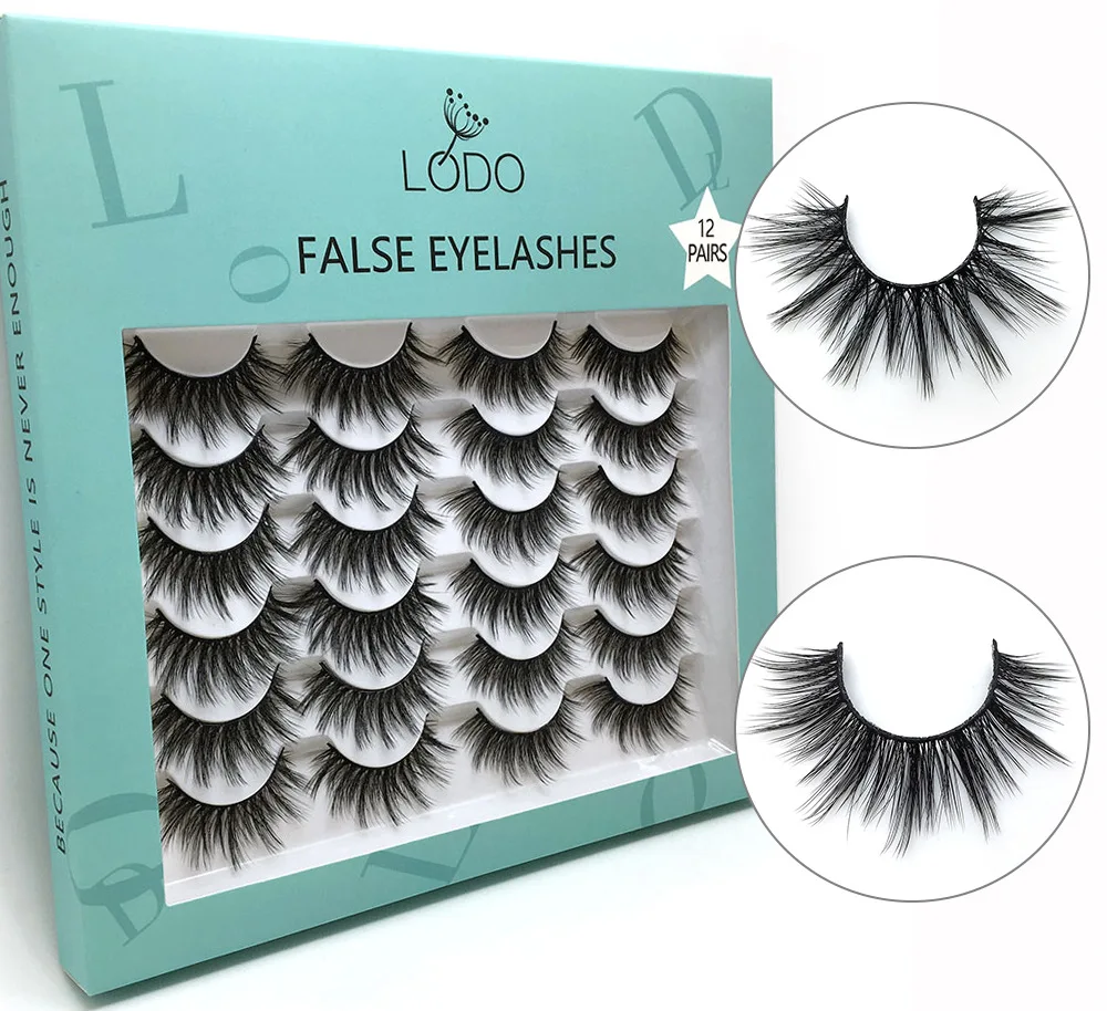 NEW 12pairs Faux 3D Mink Lashes Natural Long False Eyelashes Dramatic Volume Fake Lashes Makeup Extension Eyelashes
NEW 12pairs Faux 3D Mink Lashes Natural Long False Eyelashes Dramatic Volume Fake Lashes Makeup Extension Eyelashes