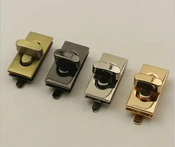 (10 pieces/lot) wholesale high-end handbag small square twist lock hardware accessories DIY lock.
(10 pieces/lot) wholesale high-end handbag small square twist lock hardware accessories DIY lock.