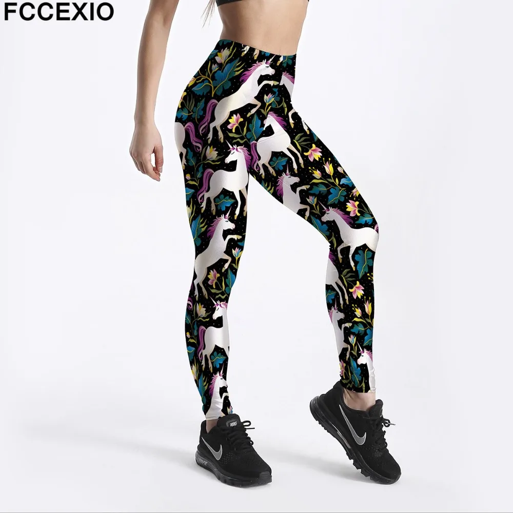 FCCEXIO Women Workout Leggings High Waist Fitness Legging Unicorn Horse Flower Print Leggins Female Leg Pants Large Size Legging
FCCEXIO Women Workout Leggings High Waist Fitness Legging Unicorn Horse Flower Print Leggins Female Leg Pants Large Size Legging