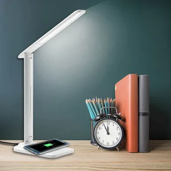 Besegad Folding Touch-Sensitive Control 3 Lighting Modes Desk Lamp with Qi Wireless Charging Charger for iPhone X XS XR 8 Plus
Besegad Folding Touch-Sensitive Control 3 Lighting Modes Desk Lamp with Qi Wireless Charging Charger for iPhone X XS XR 8 Plus